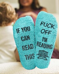 Reading Socks with Gift Box, Book Socks Women, Book Lover Gifts for Women, Fu…