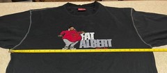 Vintage Platinum Fubu Fat Albert Long Sleeve T-Shirt Mens Sz 3XL Black Y2K