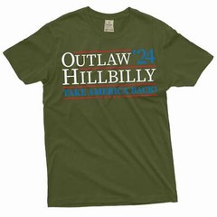 Men’s Trump 2024 T-shirt funny outlaw Hillbilly for president tee DJT trump tee