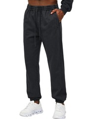 KEEPSHOWING Mens Sweatpants Athletic Acid Washed Cotton Elastic Waist Joggers…