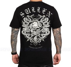 Sullen Art Collective Bones Badge Premium SCM7273 Short Sleeve T-shirt For Men