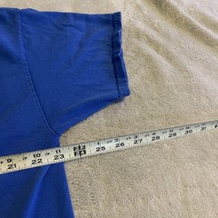 Vintage Shirt Men XL Blue Streetwear Montana Crew Neck Workout Gym Y2K Tee