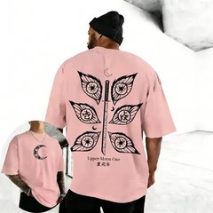 Demon Slayer Kokushibo T-Shirt Upper Moon One Anime Pure Cotton Harajuku Tee