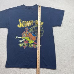 Scooby-Doo T-Shirt Unisex Medium Navy Blue 2001 Mystery Machine Graphic Y2K Tee