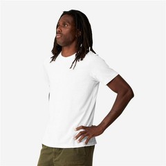 5 Pack Mens White T Shirts Short Sleeve Crew Neck Tees Soft Polycotton Tops 3XL