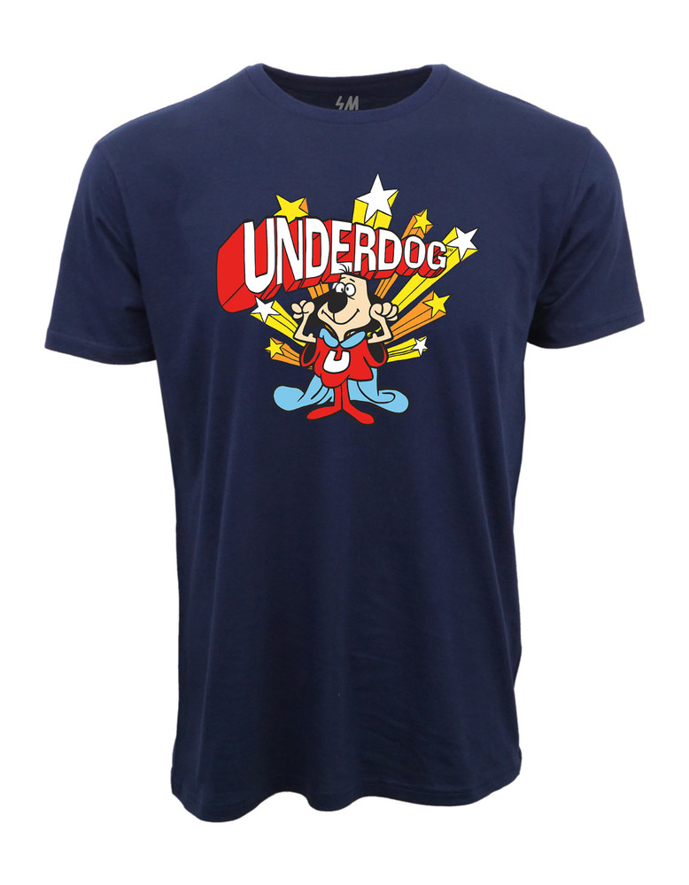 Cartoon Network Under Dog Navy Graphic T shirt