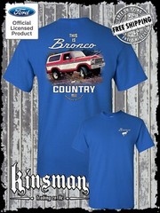 Bronco Country Ford 2-Sided T-Shirt – Official Licensed Product