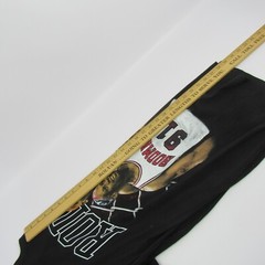 DENNIS RODMAN T-SHIRT Black Double Side Print Men’s XL Made in USA