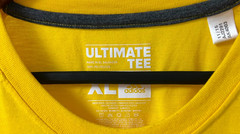 Adidas Ultimate Tee Shirt Men’s Yellow Size X Large