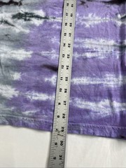 DJ Diesel Shaq Tie Dye T Shirt L Purple Rave EDM Front Back Print