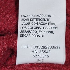 G.H. Bass & Co. Men’s Yosemite Henley Long Sleeve Shirt Large New With Tags Red