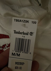 Timberland Mens Short Sleeve Cookie Tree Logo Holiday T-Shirt A1Z5K-100 SIZE : M