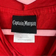 Captain Morgan tank top hoodie ahoy pirate barrel pirates Red Sleeveless Hoodie