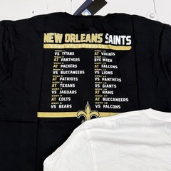 New Orleans Saints Shirt Mens XL Multi Color NFL Football 2 Pack Set Fanatics