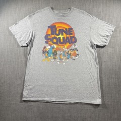 Tune Squad Shirt Mens Large Looney Tunes Space Jam Basketball Taz Bugs Bunny Tee