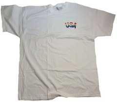 LGBTQ Pride T-Shirts Embroidered LGBT Gay Rainbow Bar USA Shirt Second Irregular