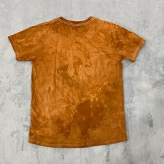 econscious MIRROR WORLDS Graphic T Shirt Men Medium Rust Organic Cotton Tie-Dye