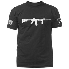AR-15 2nd Amendment American Pride Gun Patriotic Graphic T-shirt