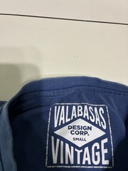 Valabasas Shirt Small Blue Raceway Speed Demon Streetwear Biker Skater Hip Hop