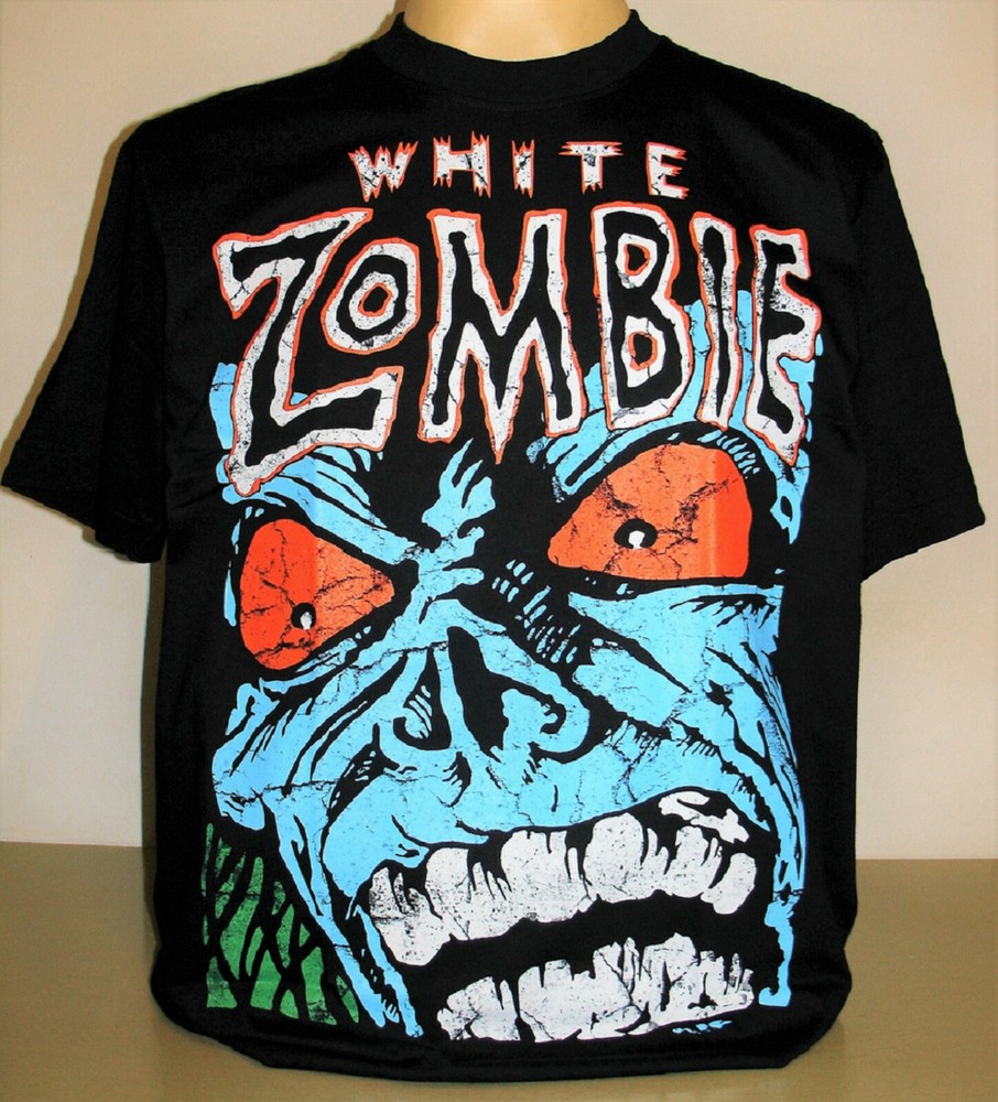 White Zombie T-Shirt Size S M L XL 2XL 3XL XXL XXXL Heavy Metal Rock Band Rob