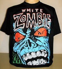 White Zombie T-Shirt Size S M L XL 2XL 3XL XXL XXXL Heavy Metal Rock Band Rob
