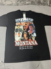 Scarface™ Who To Trust Tee Reason Clothing Mens T-Shirt SZ XXXL Tony Montana Rap