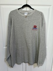 SAMPLE Vintage Gear For Sports Nokia Sugar Bowl Waffle Knit Henley Shirt