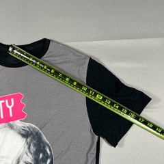 Betty White Hot Graphic T Shirt Mens XL Gray Black Cotton Stretch Straight Hem