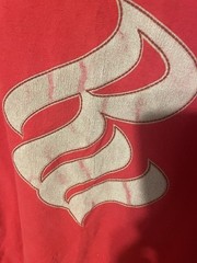 Vintage Rocawear Logo T Shirt Mens XXL Red Big Logo Y2K Hip Hop Streetwear Tee