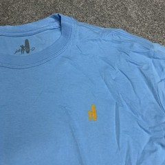Johnnie-O Surf Wagon Short Sleeve Crew T-Shirt Mens Size Medium Malibu Blue NWT