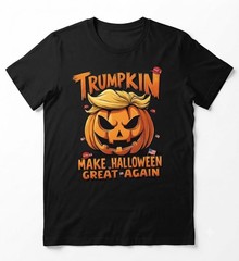 Halloween Trumpkin T-Shirt, President Donald Trump Shirt Make Halloween