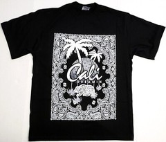 CALIFORNIA DREAMIN T-shirt CA Paisley Palm Tree Urban Streetwear Men’s Tee New