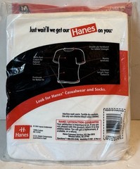 Vintage 1997 Hanes Men’s Comfort Medium 3 Pack Crew Neck White Imperfect New