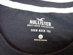 Hollister Must-Have Collection Navy Blue T Shirt Size XL