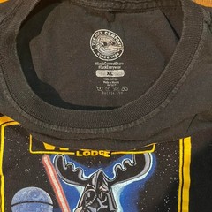 Great Wolf Lodge Star Wars Parody T Shirt May The Forest Be With You XL Black