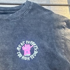 Gallery Dept. Too High To Die Black Graphic Puppet Tee Crew Neck Cotton M