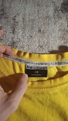 VTG Y2K Karl Kani Yellow 3XL Tee Shirt Hip Hop Rap Machine Washable