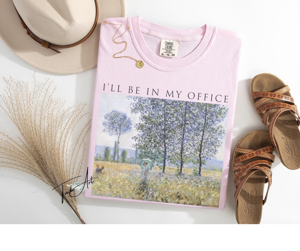 Nature Lover I 39 ll Be In My Office Shirt Botanical Monet Shirt Art histor