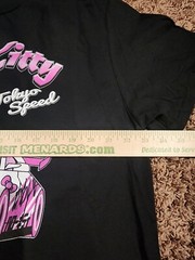 Hello Kitty by Sanrio Tokyo Speed Large Black T-Shirt