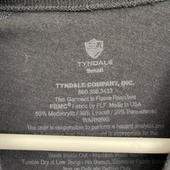 Tyndale FR T-Shirt Mens Sz S Fire Resistant CAT 1 2112 Long Sleeve Base Layer