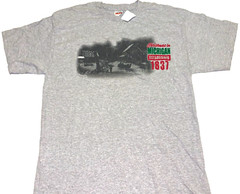 Christmas In Michigan Established 1837 Gray T-Shirt New! NWT LARGE