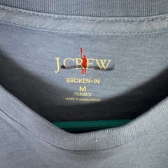 J.Crew Broken-In T-Shirt Mens M Blue Short Sleeve Crew Neck Classic Fit Cotton