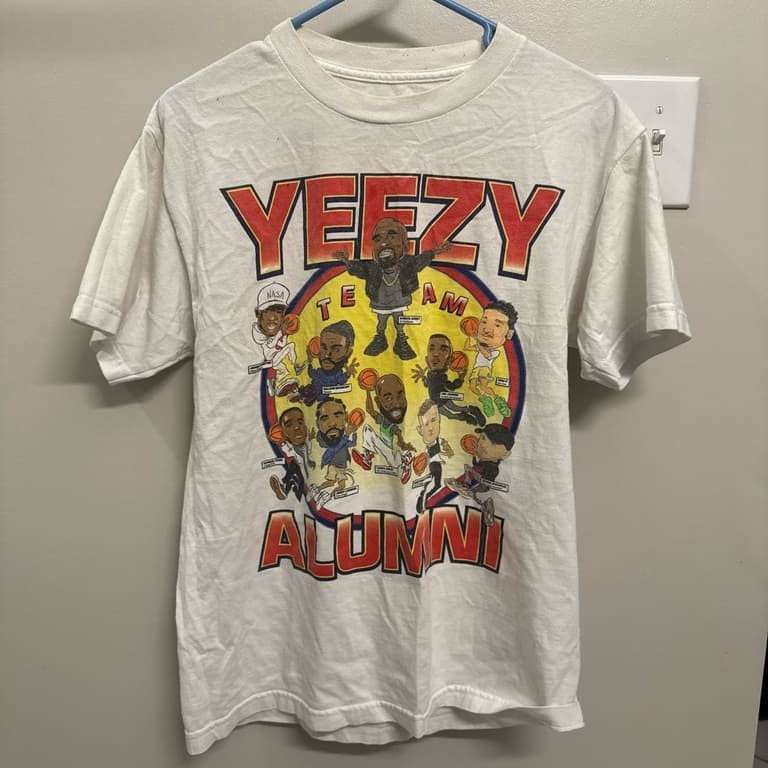 Chinatown Market x Kanye West Yeezy Alumni Shirt Full sizes white PA9094