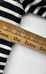 Mr. P Mr. Porter Long Sleeve Striped Tee Shirt Men’s Large White Black