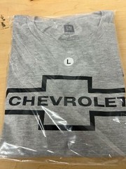 GM CHEVROLET BLACK LOGO OFFICIAL LICENSED PRODUCT T SHIRT