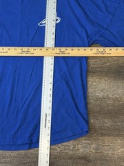 Alaska Aces Long Sleeve Shirt Mens Medium Blue Graphic Tee Hockey Sportswear