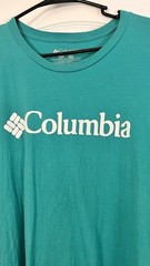 Columbia T-Shirt Mens XL Green Logo Graphic Outdoor Casual Tee