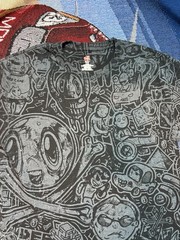 Defcon AOP Shirt Hacker Convention Def Con All Over Print Men’s Large Logo Rare