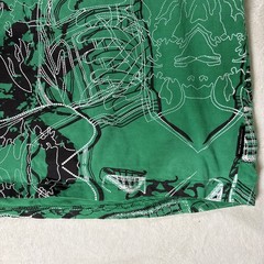 VTG Request Men’s Graphic Embroidered Green Tshirt Big & Tall 4XL Short Sleeve
