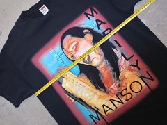 VINTAGE 2003 MARILYN MANSON T-SHIRT – THE GOLDEN AGE OF GROTESQUE-XL-MINT FOTL